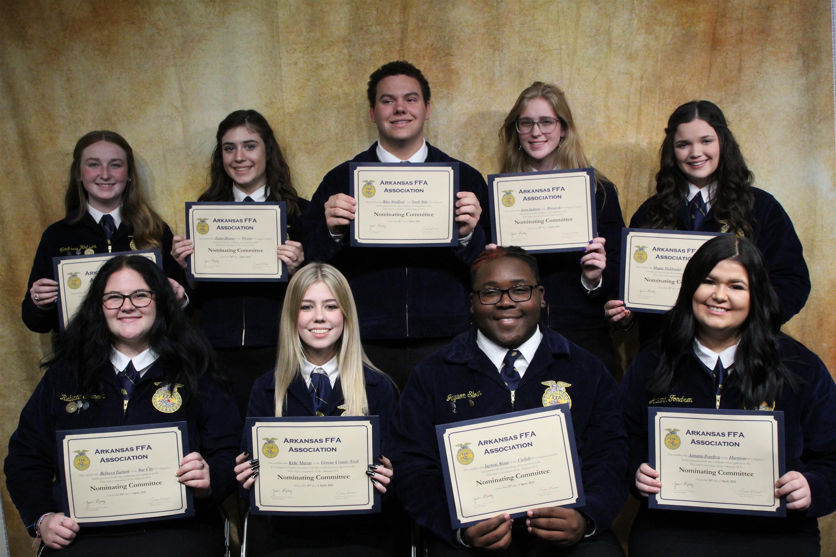 Arkansas Naturally FFA Nom Com 95th Arkansas FFA Convention