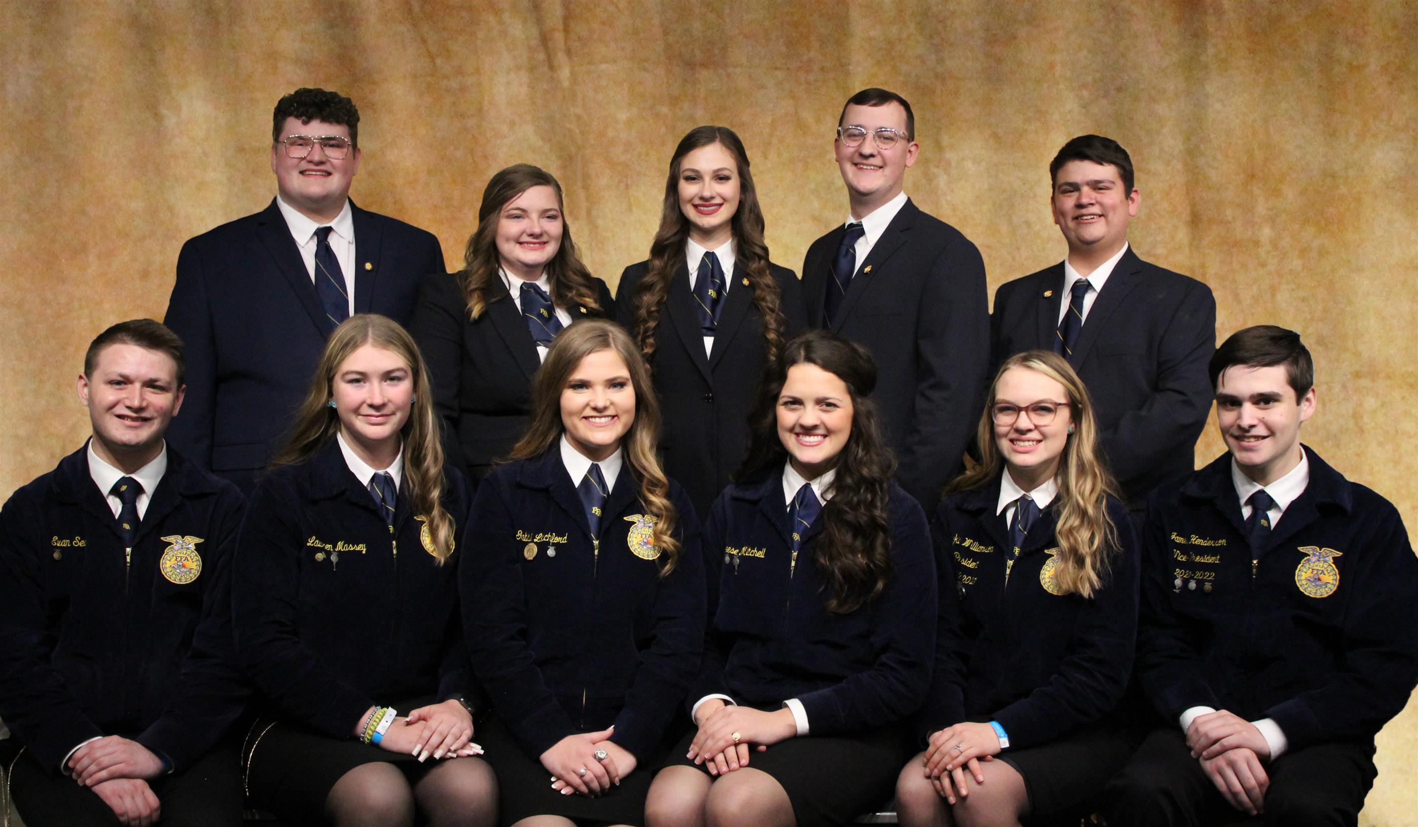 Arkansas Naturally FFA State Officers Present and Past 95th